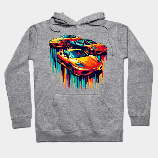 Ferrari 360 spider Hoodie by Vehicles-Art